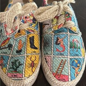 Colorful Embroidered Women's Sneakers